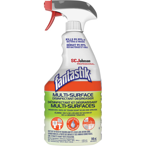 Fantastik&reg; Professional Multi-Surface Disinfectant & Degreaser, 946 ml, Trigger Bottle Equipment World