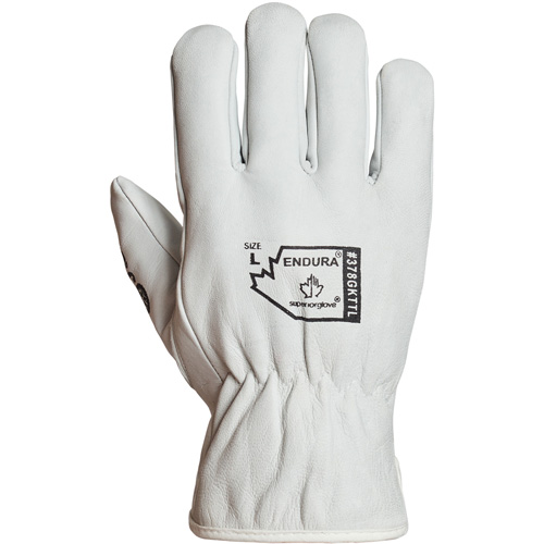 Gants de conducteur doubl&eacute;s pour l'hiver Endura, T-Grand, Paume en Cuir fleur de ch&egrave;vre, Thinsulate Equipment World
