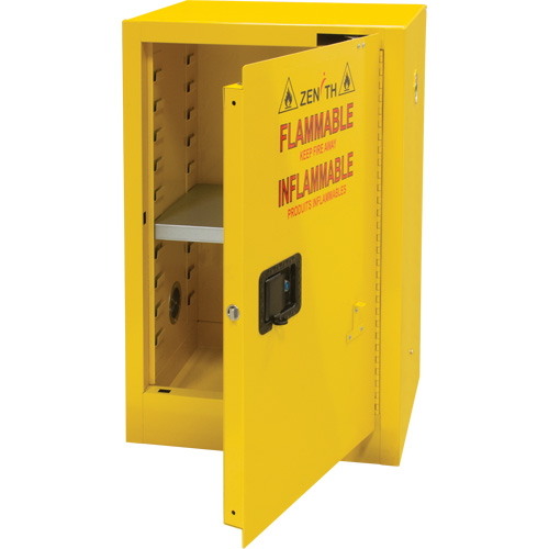 Armoire pour produits inflammables, 12 gal., 1 Porte(s), 23" La x 35" h x 18" p Equipment World