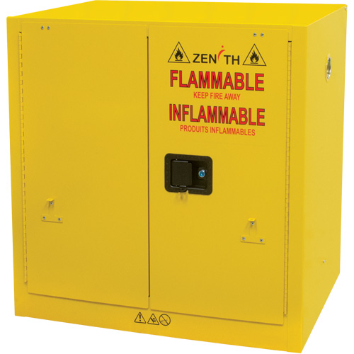 Armoire pour produits inflammables, 22 gal., 2 Porte(s), 35" La x 35" h x 22" p Equipment World
