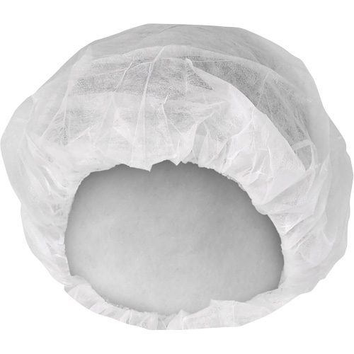 Bonnets bouffants &agrave; usage l&eacute;ger KleenGuard A10, SMMMS, 21", Blanc Equipment World