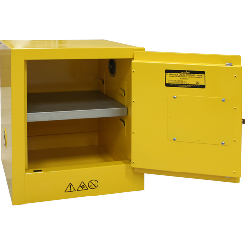 Armoire pour produits inflammables, 4 gal., 1 Porte(s), 17" La x 22" h x 18" p Equipment World