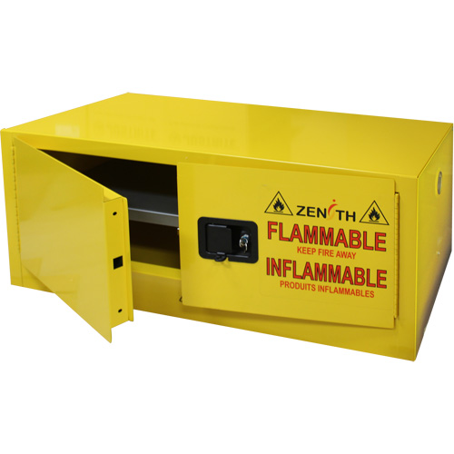 Flammable Storage Cabinet, 12 gal., 2 Door, 43" W x 18" H x 18" D Equipment World