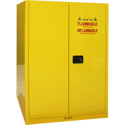 Armoire pour produits inflammables, 90 gal., 2 Porte(s), 43" La x 66" h x 34" p Equipment World