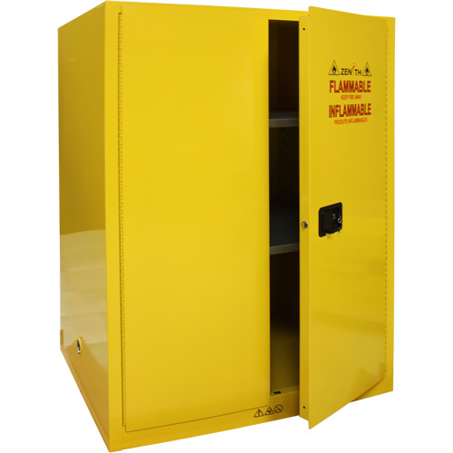 Armoire pour produits inflammables, 90 gal., 2 Porte(s), 43" La x 66" h x 34" p Equipment World
