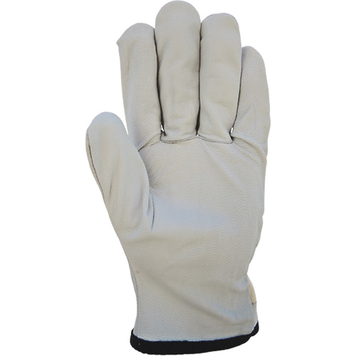 Cotton-Backed Drivers Gloves, Large, Grain Goatskin Palm Equipment World