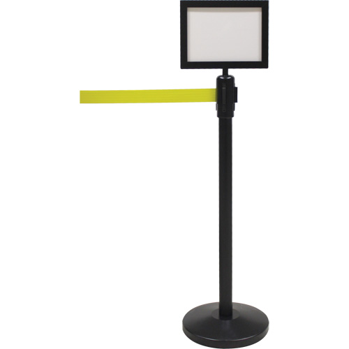 Sign Frame for Crowd Control Post, Black Equipment World