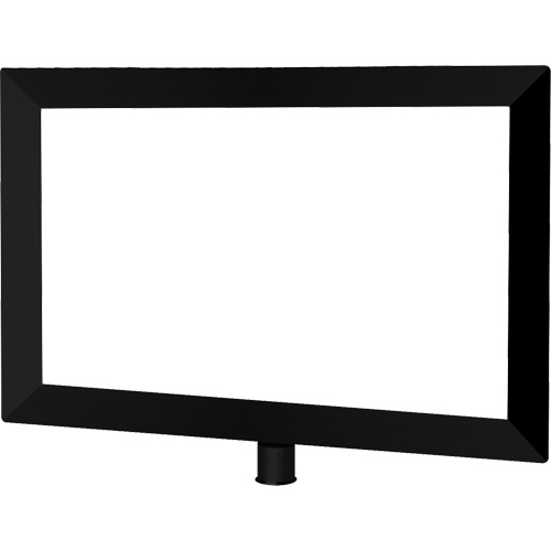 Heavy-Duty Horizontal Sign Holder for Classic Posts, Black Equipment World