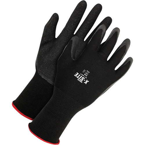 X-Site Coated Gloves, 11, Latex Coating, 15 Gauge, Nylon Shell Equipment World