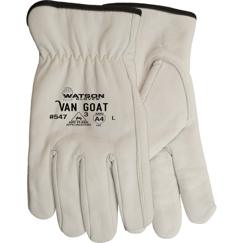 Van Goat Cut Resistant Work Gloves, Large, 36 cal/cm², Level 3, NFPA 70E Equipment World
