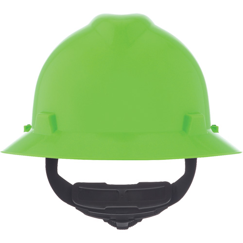 V-Gard&reg; Slotted Full-Brim Hardhat, Meets CSA Type 1, Ratchet Suspension, Non-Vented Equipment World