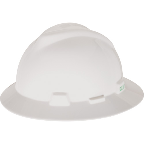 V-Gard&reg; Slotted Full-Brim Hardhat, Pinlock Suspension, Non-Vented Equipment World