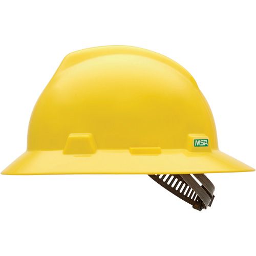 V-Gard&reg; Slotted Full-Brim Hardhat, Pinlock Suspension, Non-Vented Equipment World