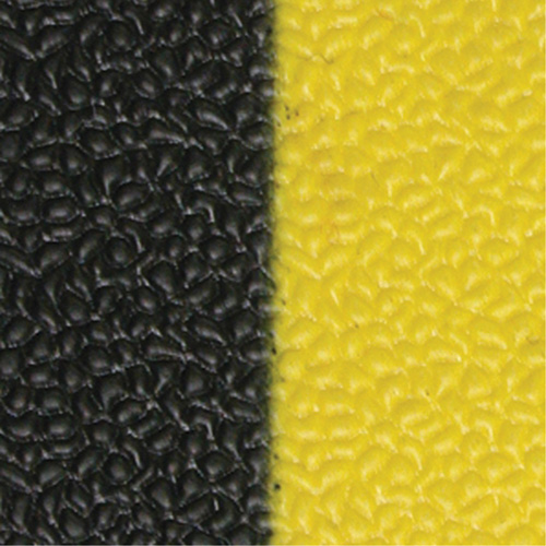 Airsoft Anti-Fatigue Mat, Pebbled, 3' x 5' x 3/8", Black/Yellow, PVC Sponge Equipment World