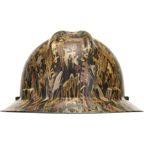 V-Gard&reg; Hydro Dip Full Brim Hard Hat, Meets CSA Type 1, Ratchet Suspension, Non-Vented Equipment World