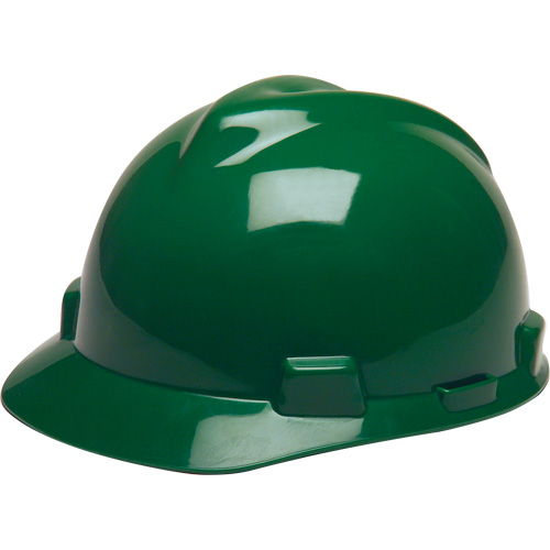 V-Gard&reg; GREEN Slotted Hard Hat, Meets CSA Type 1, Ratchet Suspension Equipment World