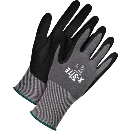 X-Site Lightweight Coated Gloves, 8, Nitrile Coating, 15 Gauge, Nylon/Lycra&reg; Shell Equipment World