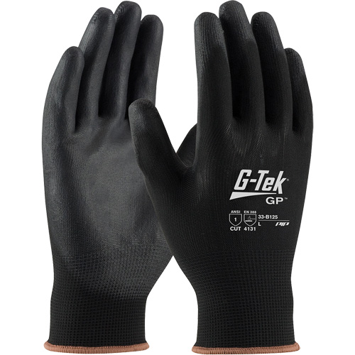G-Tek&reg; GP Coated Gloves, Small, Polyurethane Coating, 13 Gauge, Nylon Shell Equipment World
