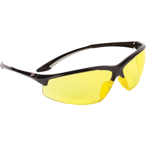 Lunettes de s&eacute;curit&eacute; &agrave; demi-monture Hummingbird Dynamic, Lentille Ambr&eacute;e, Antibu&eacute;e, ANSI Z87+/R&eacute;pond ou surpasse la norme CSA Z94.3 Equipment World
