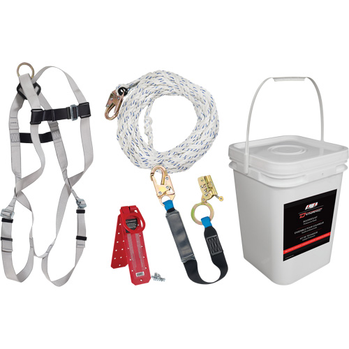 Dynamic Fall Protection Kit, Roofer's Kit Equipment World