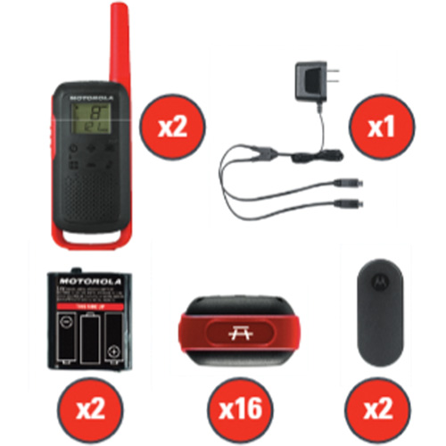 TalkAbout Two-Way Radios, FRS Radio Band, 22 Channels, 32 km Range Equipment World