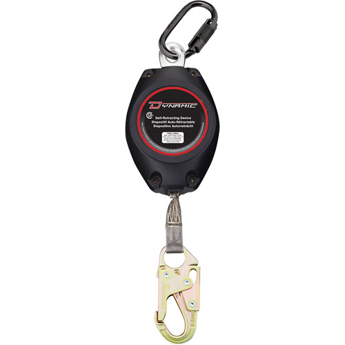 Dynamic Self-Retracting Lifeline, 20', Dyneema&reg;, Swivel Equipment World