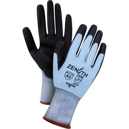 Ultimate Dexterity Cut-Resistant Gloves, Size Medium, 18 Gauge, Polyurethane Coated, HPPE Shell, ASTM ANSI Level A2/EN 388 Level B Equipment World