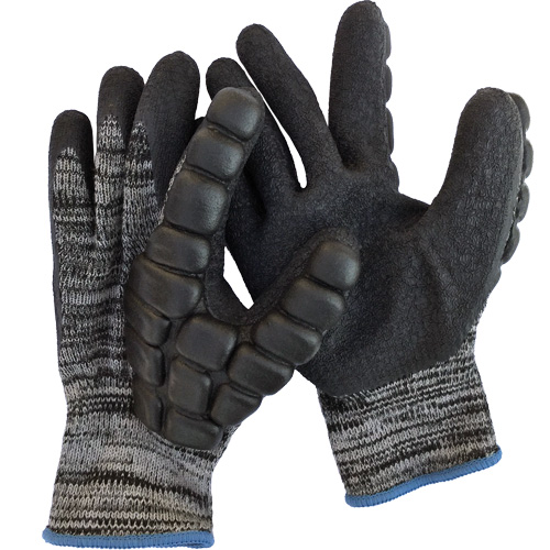 Anti-Impact Coated Hammer Gloves, 8/Medium, Synthetic Palm, Elastic Cuff Equipment World