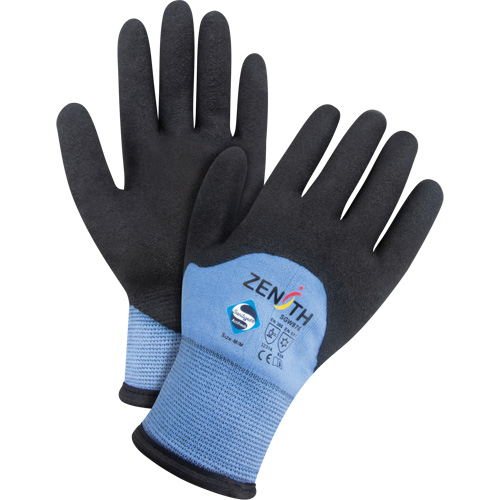 ZX-30° Premium Coated Gloves, 2X-Large, Foam PVC Coating, 15 Gauge, Nylon Shell Equipment World