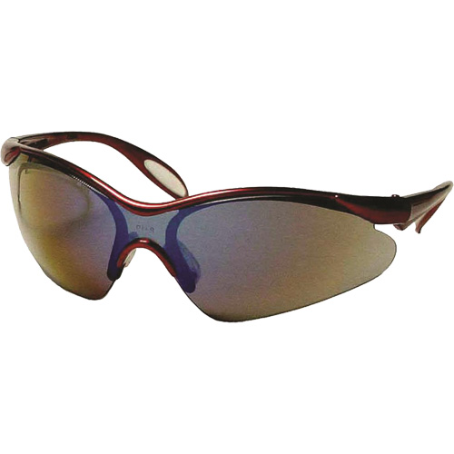 Miranda Safety Glasses, Blue Mirror Lens, Anti-Scratch, Meets/Exceeds CSA Z94.3 Equipment World