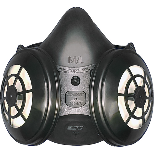 Comfort-Air&reg; 400Nx Black Half Mask without Exhalation Valve N95 Kit, Elastomer/Rubber, Medium/Large Equipment World