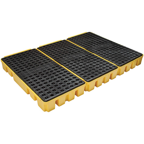 Low Profile Spill Pallet, 76.5 US gal. Spill Capacity, 72" x 49" x 6.5" Equipment World