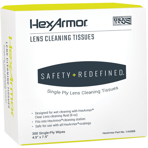 Lens Cleaning Tissues, 4.9" x 7.9", 300 /Pkg. Equipment World