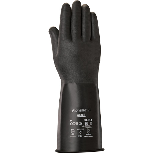 Gants AlphaTec 38-514, Taille 7, 14" lo, Caoutchouc butyle, 14 mils Equipment World
