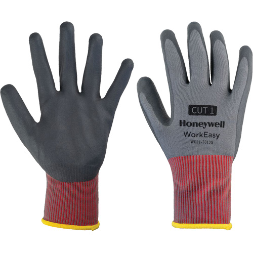 Gants de protection contre les coupures WorkEasy, Taille 6/T-petit, Calibre 13, Rev&ecirc;tement Mousse de nitrile, Enveloppe en Polyester, EN 388 niveau 1 Equipment World