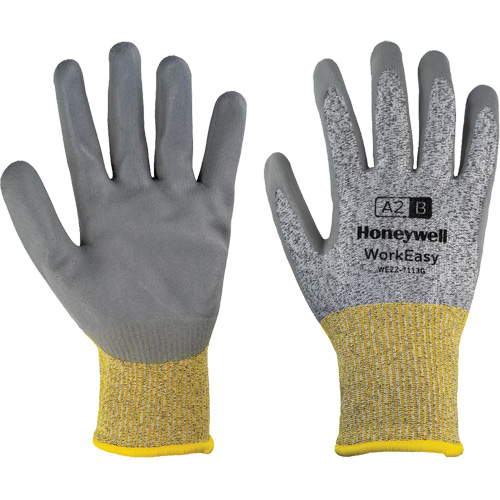 Gants de protection contre les coupures WorkEasy, Taille 6/T-petit, Calibre 13, Rev&ecirc;tement Polyur&eacute;thane, Enveloppe en PEHP/Fibre de verre, ASTM ANSI niveau A2/EN 388 niveau B Equipment World