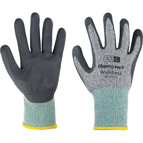 Gants de protection contre les coupures WorkEasy, Taille 6/T-petit, Calibre 13, Rev&ecirc;tement Mousse de nitrile, Enveloppe en PEHP/Fibre de verre, ASTM ANSI niveau A3/EN 388 niveau C Equipment World