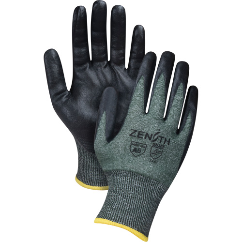 Lightweight High-Dexterity Cut-Resistant Gloves, Size Medium, 18 Gauge, Foam Nitrile Coated, Nylon/HPPE/Spandex Shell, ASTM ANSI Level A5 Equipment World
