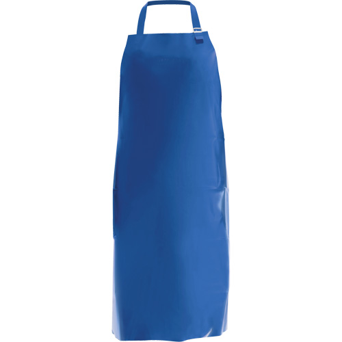 Endurosaf Bib Apron, Polyurethane, 50" L x 34" W, Blue Equipment World