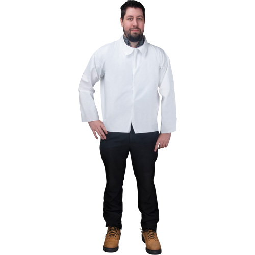 Chemise jetable, Microporeux, Petit, Blanc Equipment World
