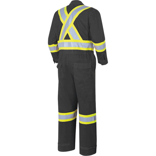 7702BK FR-Tech&reg; 88/12 FR Arc Rated Coveralls, Size 36, Black, 9.7 cal/cm² Equipment World