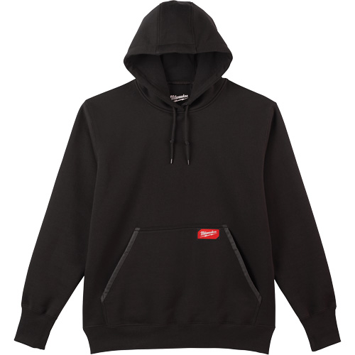 Heavy-Duty Pullover Hoodie, Men's, Small, Black Equipment World