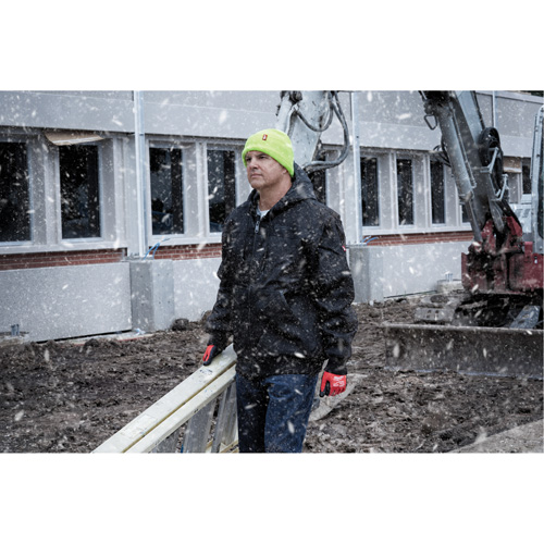 Tuque &agrave; revers haute visibilit&eacute;, Taille unique, Vert Equipment World