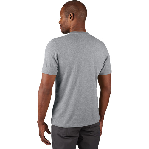Hybrid Work Tee Shirt, Men's, Small, Grey Equipment World