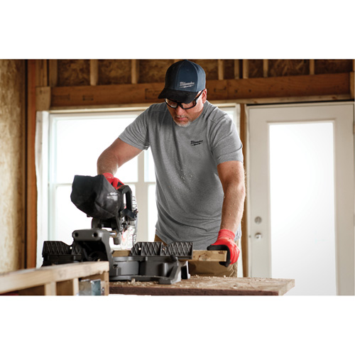 Hybrid Work Tee Shirt, Men's, Small, Grey Equipment World