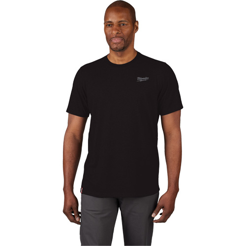 Hybrid Work Tee Shirt, Men's, Small, Black Equipment World
