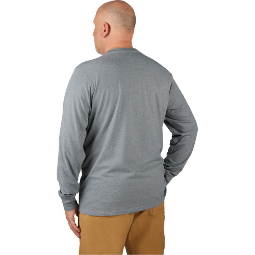 Hybrid Work Tee Shirt, Men's, Small, Grey Equipment World