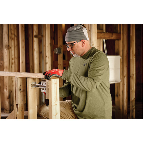 Hybrid Work Tee Shirt, Men's, Small, Green Equipment World