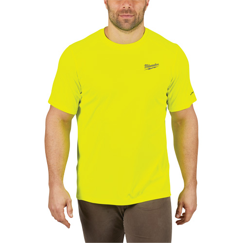 Workskin Lightweight High Visibility Shirt, Men's, Small, Yellow Equipment World