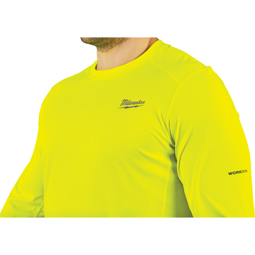 Workskin Lightweight High Visibility Shirt, Men's, Small, Yellow Equipment World